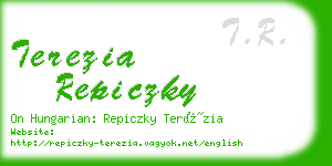 terezia repiczky business card